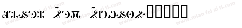 Times New Norman字体转换
